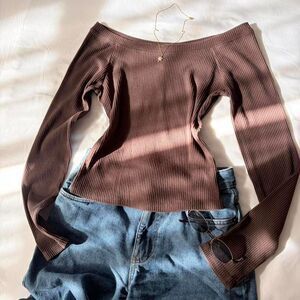 Tillys Women's Brown Shirt